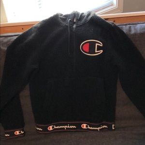 Black Sherpa Champion sweatshirt